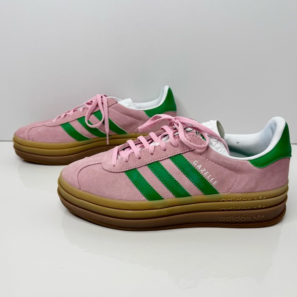 Adidas ‘Gazelle Bold’ Suede Platform Sneakers - Picture 7 of 11